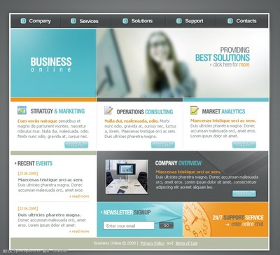 國外企業網站設計中的圖片與軟件開發實踐